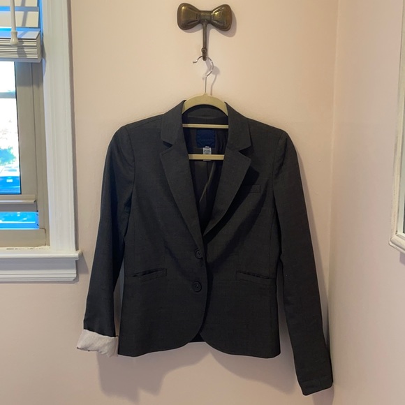 Gray JCREW Blazer - Picture 1 of 5